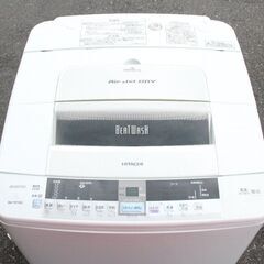 HITACHI☆7.0kg全自動洗濯機☆BW-70TVE2☆2015年製☆動作確認済み☆日立☆ビートウォッシュ☆中古品【こちらは店舗です。浜村鹿野温泉ICから3分 買取本舗 宮本リサイクル 営業時間9～19時 定休日水曜のみ←連絡できませんm(_ _)mの画像