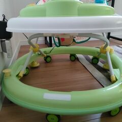 SmartAngel）エンジョイウォーカー ステップ２（グリーン）[歩行器 ベビー 赤ちゃん おもちゃ 乳児 ベビーウォーカー こども玩具]の画像