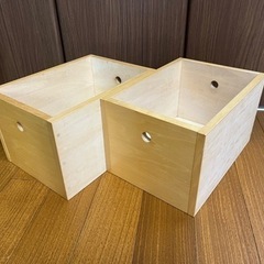 木箱2個セットの画像
