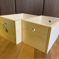 木箱2個セットの画像