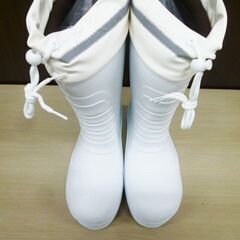 新品 Hyper V Studless 長靴 Sサイズ ホワイト/白 防寒 インナーブーツ付き レインブーツ 雪かき 作業用 苫小牧西店の画像