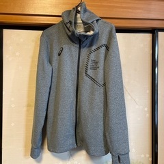 アシックス　パーカー（冬用・メンズ・Lサイズ）※上下でご購入頂け...