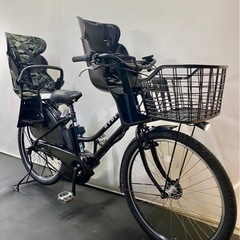 1都4県全域送料無料 保証付き 電動自転車 ブリヂストン ハイディ2 26インチ 3人乗り　8.7ah パワフル