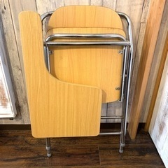 再値下げ↓しました！　折りたたみスクールデスクチェアの画像