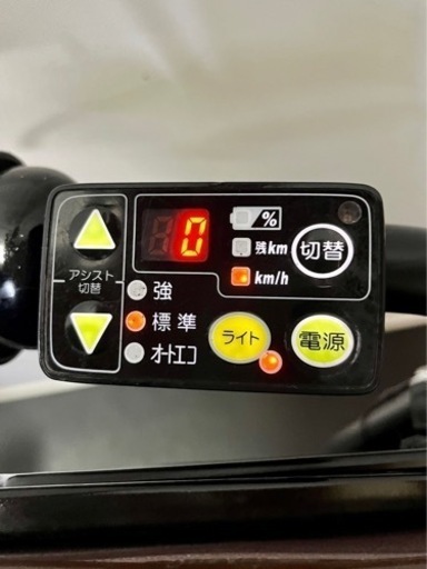 関東全域送料無料 保証付き 電動自転車 ヤマハ パスキス 26インチ 3人乗り 8.7ah カーキ色