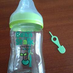 雪印BeanStalk(ビーンスターク)哺乳瓶160ml洗浄棒付き
