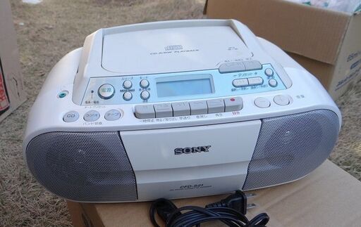 ソニー　CDラジオカセット　CFD-S01 　完動品