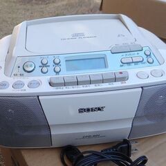 ソニー　CDラジオカセット　CFD-S01 　完動品