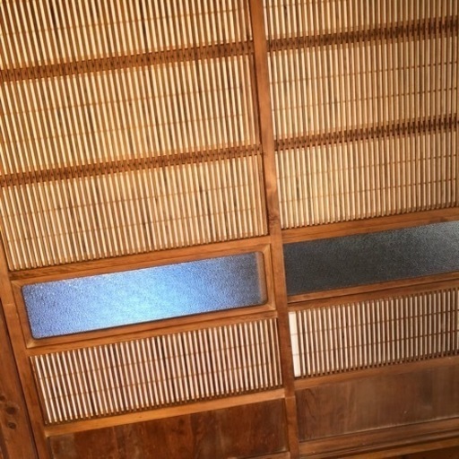 古民家　建具　ガラス戸　引戸　② おしゃれ　レトロ