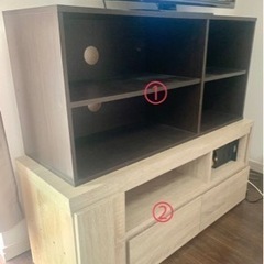【美品】テレビ台×2 セットでお安くしてますの画像