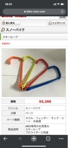 Timbersled スノーバイク スキー