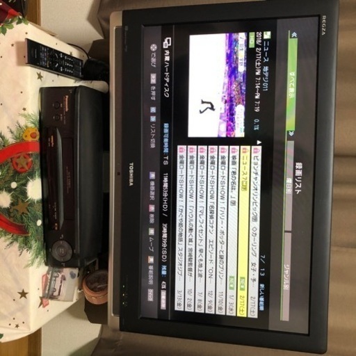 録画機能付き　32型テレビ