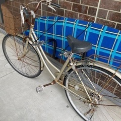 サーフボードキャリア付き自転車