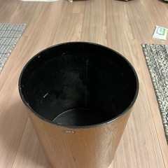 ゴミ箱　木目調　の画像