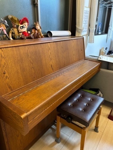 ATLAS日本製アップライトピアノ ブラウンお値下げしました。