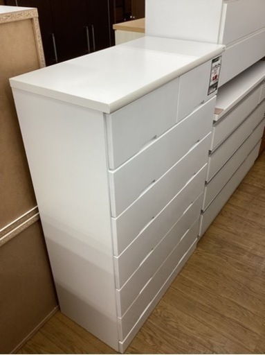 KB-48【新入荷　アウトレット】ハイチェスト　白