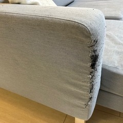 IKEAソファグレー無料の画像