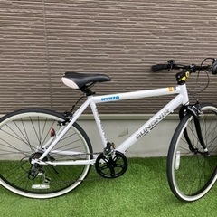 値下げしました。クロスバイク　ホワイト