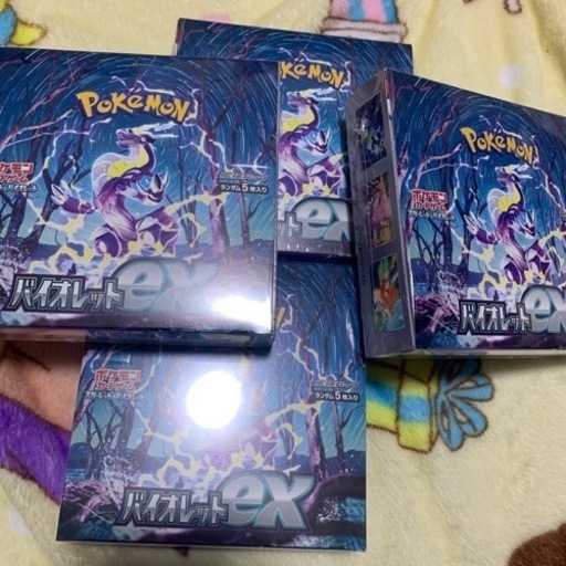 ポケカ　バイオレットex  4BOX【シュリンク付き】最安値