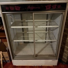 業務用　ショーケース　冷蔵庫　ガラス　レトロ　レトロポップ 