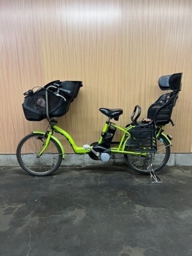 格安‼️  20インチ 子供乗せ 電動自転車 Panasonic ギュットミニ  チャイルドシート無料❗️ 3人乗り 自宅引き取り割引き⭕️