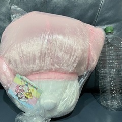 ゆるかわサンリオキャラクターズ  スーパーギガジャンボころりんぬいぐるみ　マイメロディの画像