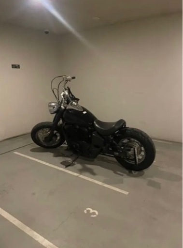 シャドウ400 キャブ　フルカスタム　アメリカン　タイヤバリ山