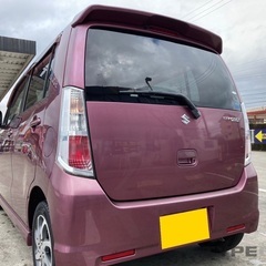 月々9千円〜分割払い可‼️車検2年付き！！【名義変更代込み】☆スズキワゴンRスティングレーリミテッド☆走行中DVD見れます☆フルオートエアコン☆プッシュスタート☆ドライブレコーダー付きのフル装備☆純正アルミ☆そのまま乗って帰れます！の画像