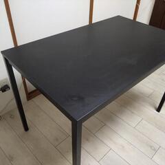 IKEA ダイニングテーブル　モダン イケア TARENDO ダイニングテーブル 黒 ブラック IKEA ビンテージ ヴィンテージ レトロ 個性的 個性派 オールド クラシカル クラシック VINTAGE 昭和レトロの画像