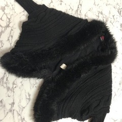 お取引中　DURAS デュラス　ボルドー　千鳥柄　ニットワンピ　ドルマンニット　ドルマン　の画像