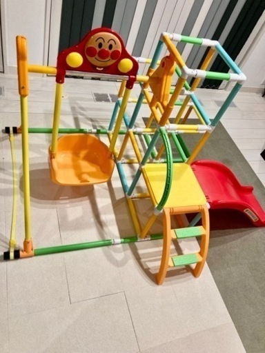 アンパンマン うちの子天才 カンタン折りたたみ、ブランコパークDX