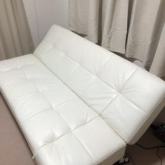 【2/26までの限定】一人暮らしなどに便利なソファーベッドの画像