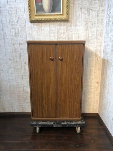 シューズラック　下駄箱　木製　230211-3