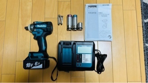 【商談中】マキタ インパクトレンチ TW300DZセット(本体＋ケース＋社外バッテリー＋ソケット)