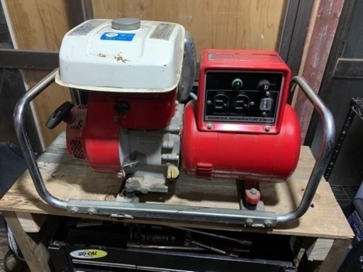 発電機　チェーンソー×2芝刈り機