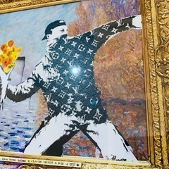 売約済正規品 DEATH NYC  世界限定100枚 ルイヴィトン バンクシー　1点物の画像