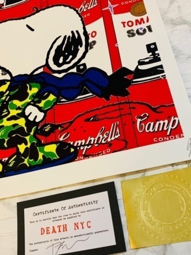 売約済正規品 DEATH NYC 世界限定100枚 APE エイプ 売約済正規品 DEATH NYC 世界限定100枚 APE エイプ