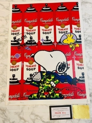 売約済正規品 DEATH NYC 世界限定100枚 APE エイプ 売約済正規品 DEATH NYC 世界限定100枚 APE エイプ