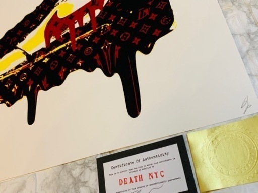 売約済正規品　DEATH NYC  世界限定100枚 ナイキ