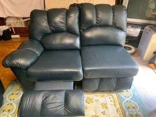 Made in USA  ビンテージソファー（L型）