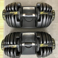 【受け渡し者決定】可変式ダンベル　2個セット　2.5-24kg