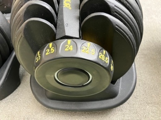 【受け渡し者決定】可変式ダンベル　2個セット　2.5-24kg