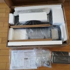 【美品】SWAT壁寄せテレビ台ロータイプ、スイング式　専用棚付き　の画像