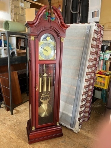 市内配送無料！ ホールクロック リズム ブレスティム RHYTHM Blestim クオーツ 柱時計 置時計 電池式  玄関 エントランス