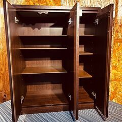  11668  4段シューズボックス   🚗2月18、19日大阪～尼崎方面 条件付き配送無料！🚗    の画像