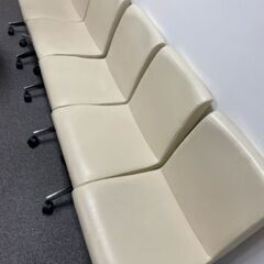 回転椅子6脚　白色