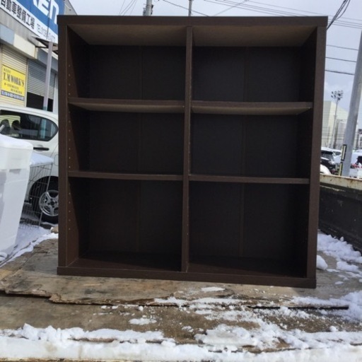 本棚 シェルフ ダークブラウン