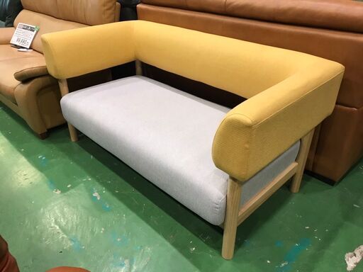 【愛品館八千代店】ヤマダ電機　2人掛ソファ　(YL)