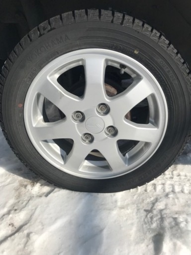 軽自動車スタッドレスタイヤ、2019年製、アルミホイール付スタッドレスタイヤ