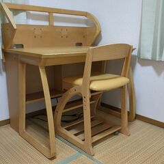 Karimoku　学習机　椅子とセット